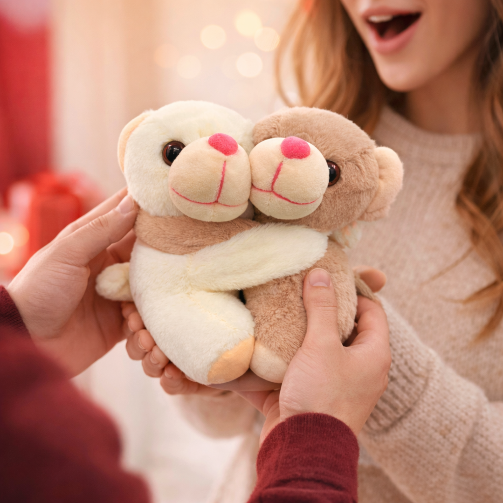 Lovie – The Hugging Teddy Bear Couple Soft Toy