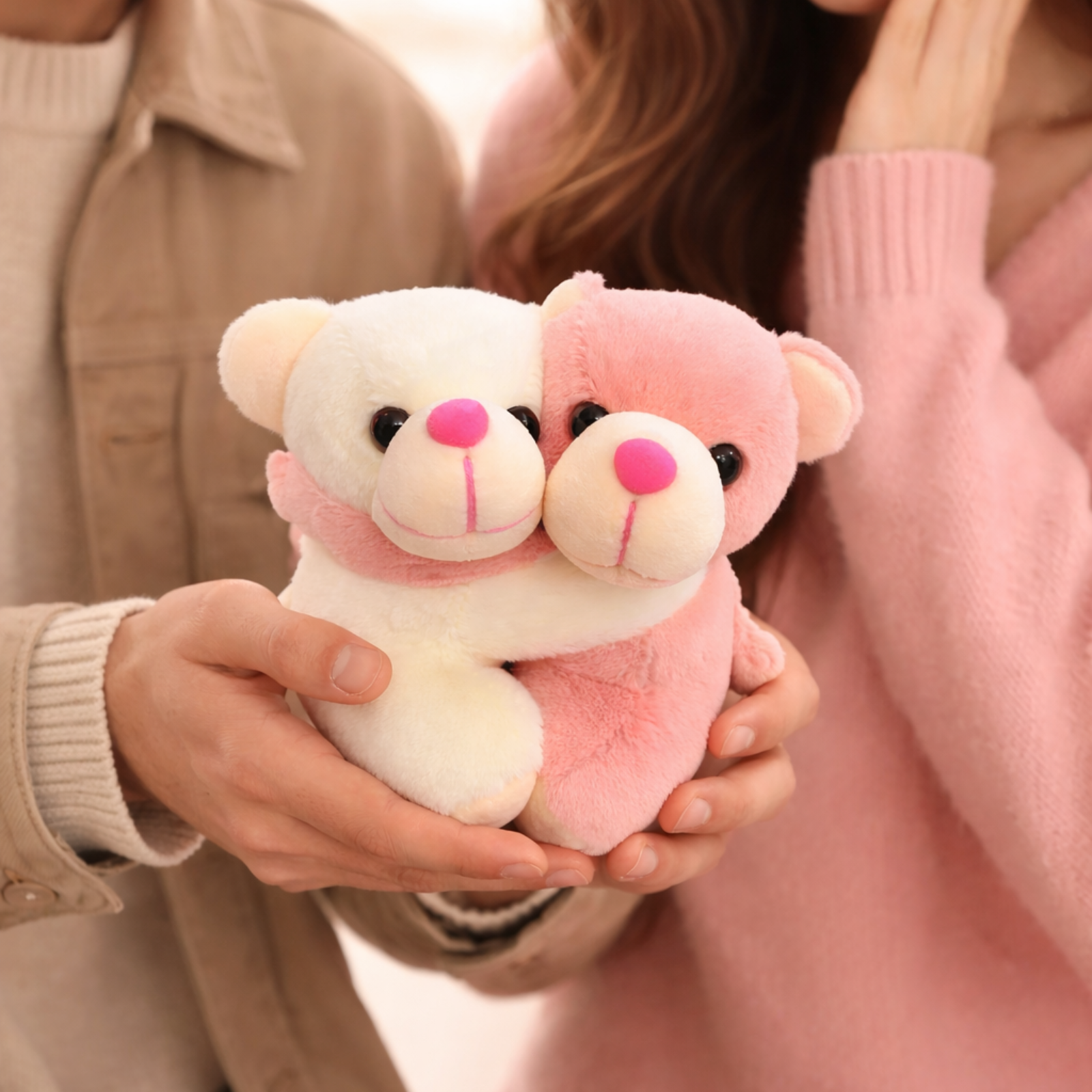 Lovie – The Hugging Teddy Bear Couple Soft Toy