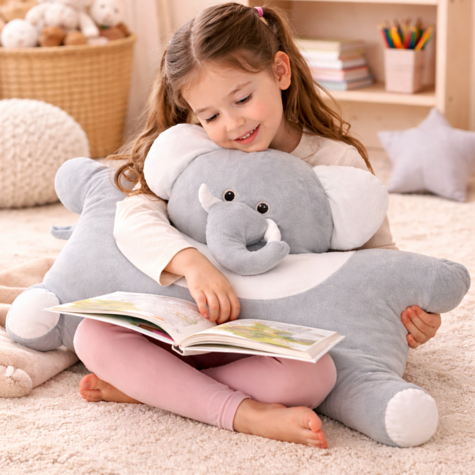 Ello – The Elephant Plush Pillow Toy