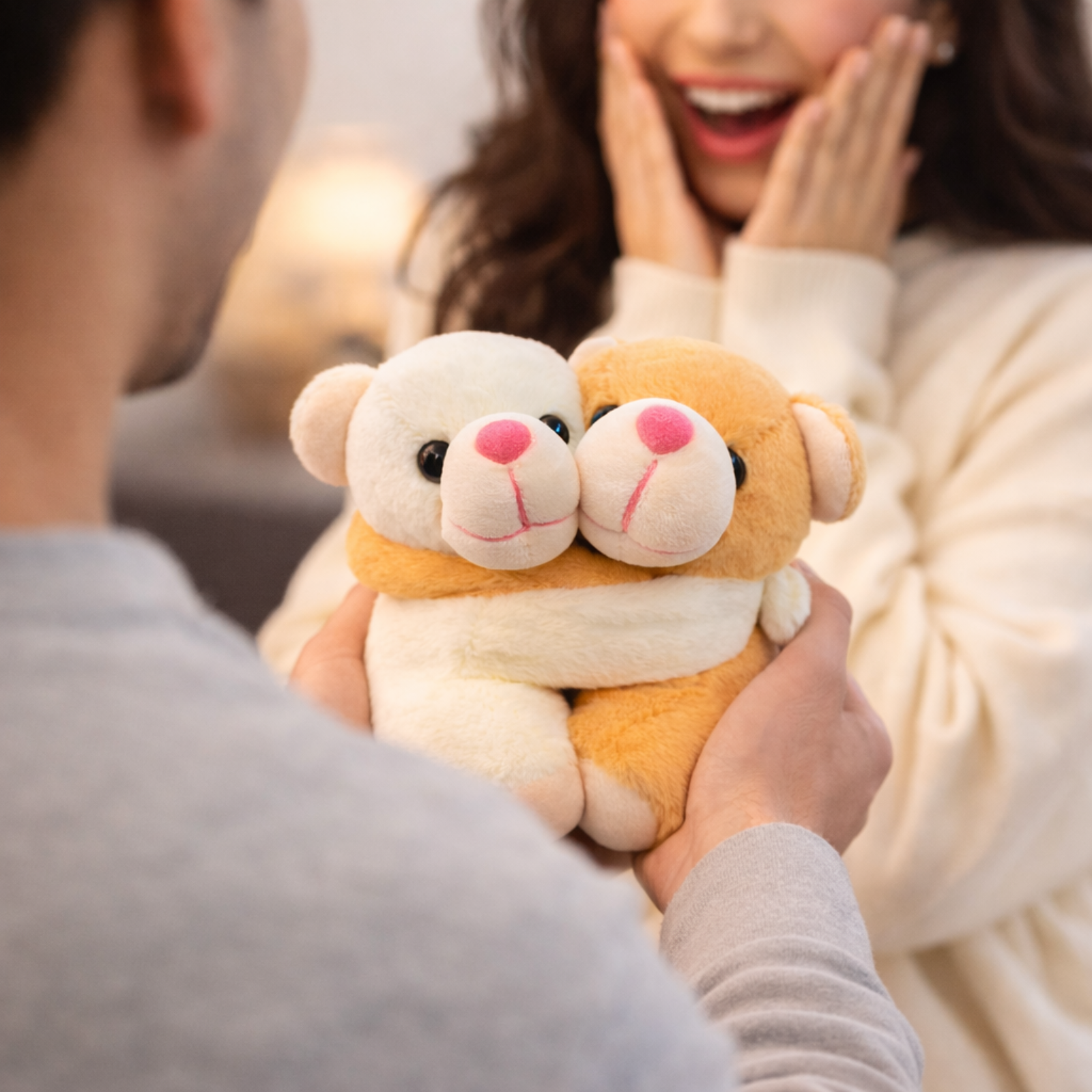 Lovie – The Hugging Teddy Bear Couple Soft Toy