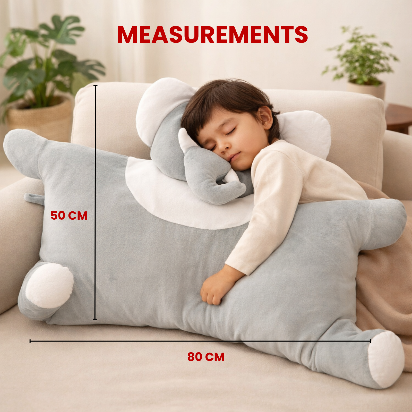 Ello – The Elephant Plush Pillow Toy
