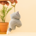 Grumpy Cat Plush Keychain