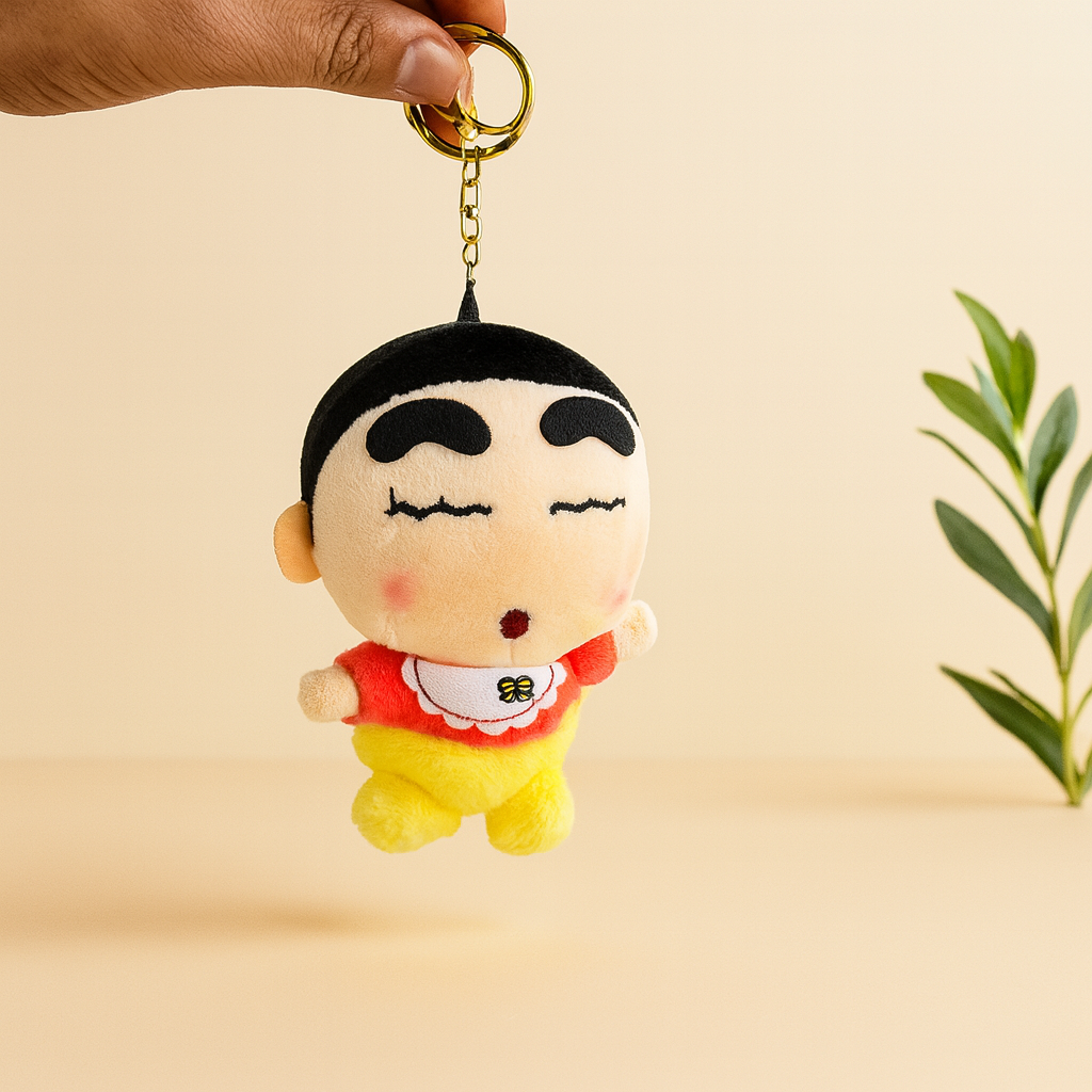 Cute Shin-Chan Plush Keychain