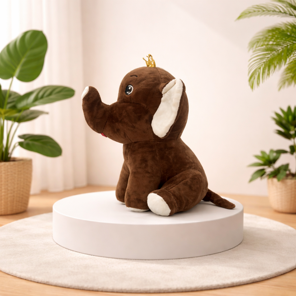 Nelly – The Sitting Elephant Plush Soft Toy